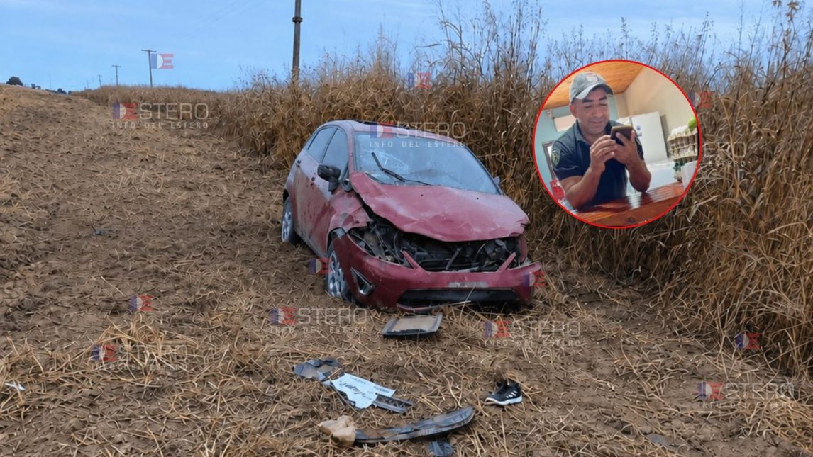 Conmoción por la muerte de Mariano Bravo: el policía había protagonizado un vuelco cerca de Quimilí