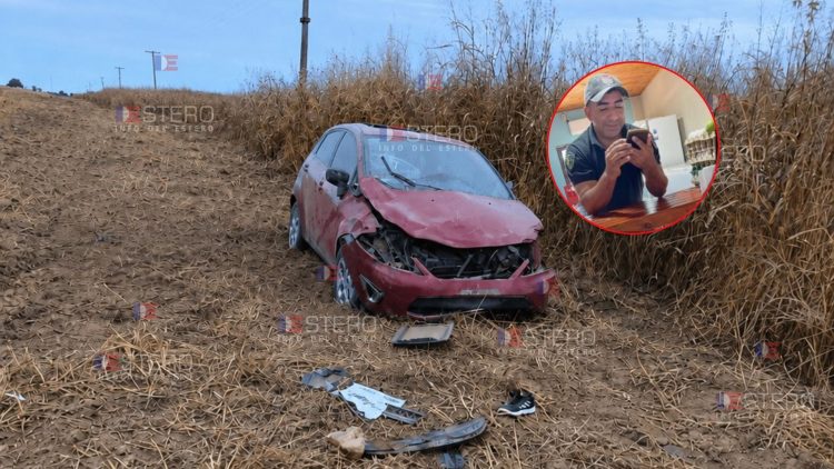 Conmoción por la muerte de Mariano Bravo: el policía había protagonizado un vuelco cerca de Quimilí