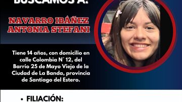 Buscan a una adolescente de 14 años que fue vista por última vez en la plaza Belgrano