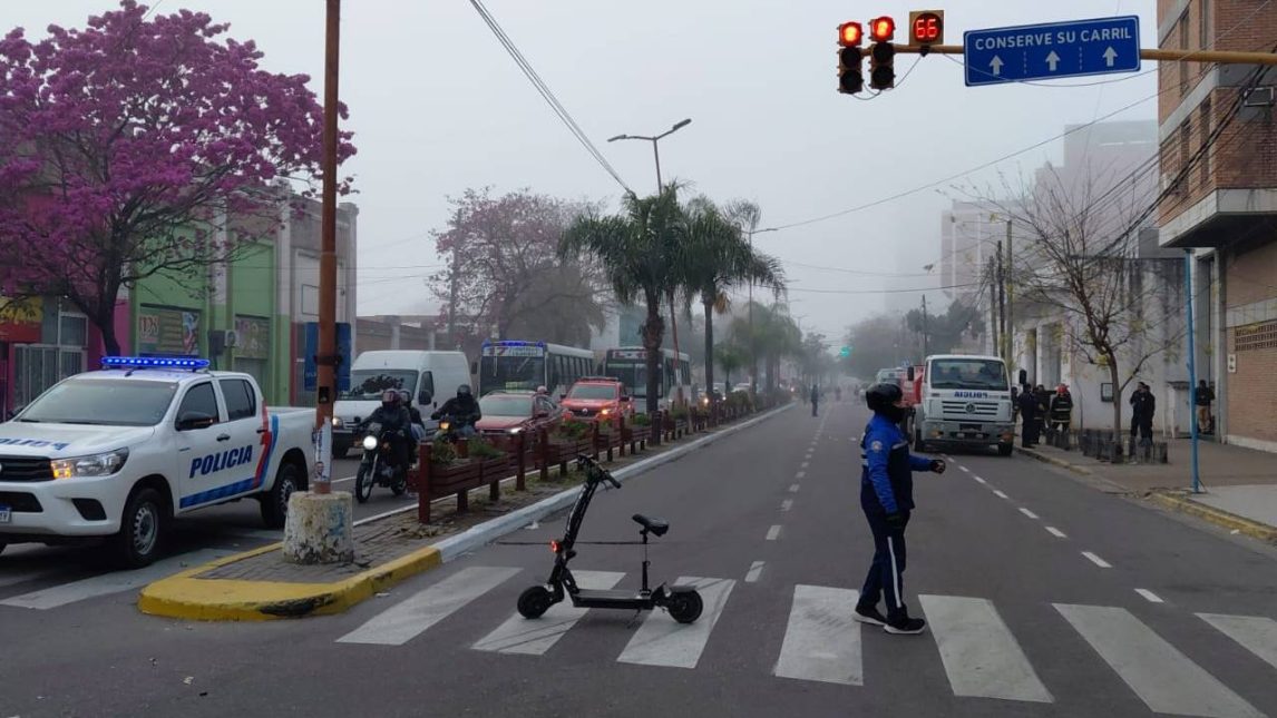 Atención conductores: así está el tránsito tras el incendio en el edificio de Avenida Belgrano