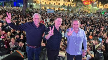 “Pichón” Neder participa de los festejos por el triunfo de “Mingo” Gatella en Termas de Río Hondo
