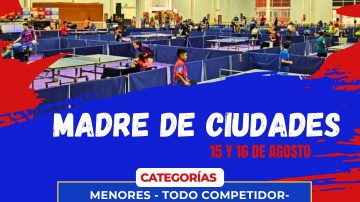 La Banda se parara para recibir el Regional Abierto de Tenis de Mesa del Circuito Nacional 2026