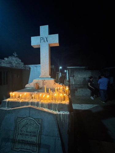 La alumbrada en Vuelta de la Barranca