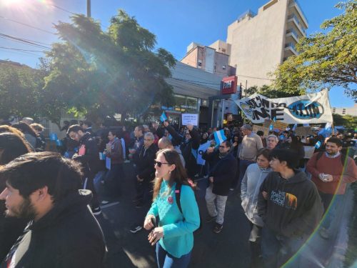 Cuarta marcha federal universitaria en Santiago del Estero