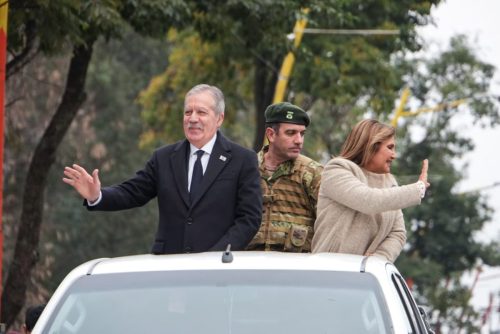 Acto y desfile cívico militar por el 473° Aniversario de la Madre de Ciudades